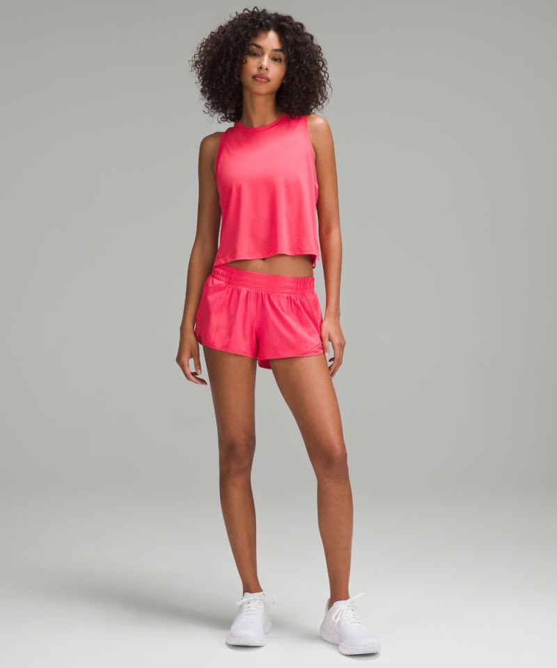 Lululemon Ultralight Waist-Length Tank Top Glaze Pink Online Outlet Sale