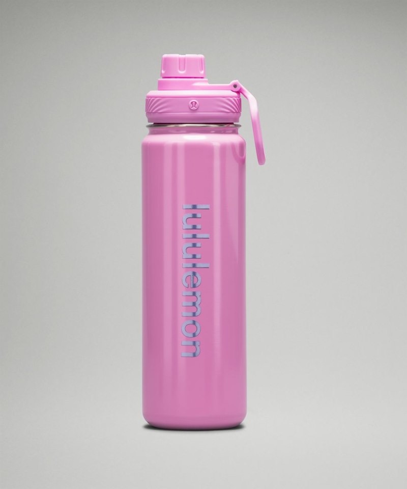 Lululemon Back to Life Sport Bottle 24oz *Shine Dahlia Mauve Online Outlet Sale