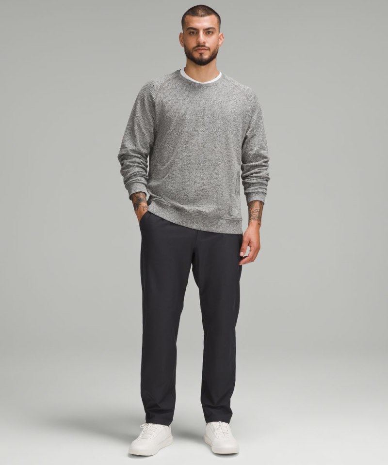 Lululemon Engineered Warmth Long-Sleeve Crew Vapor / Gull Grey / Black Online Outlet Sale