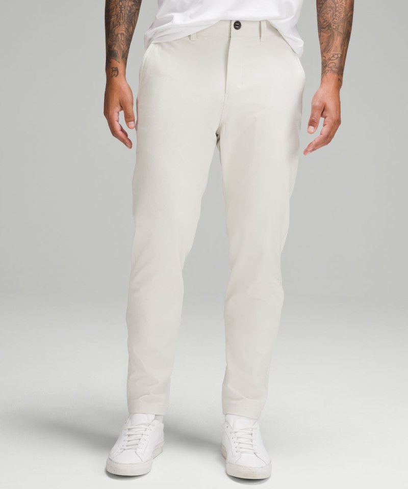 Lululemon Slim-Tapered Heavy Twill Trouser Bone Online Outlet Sale