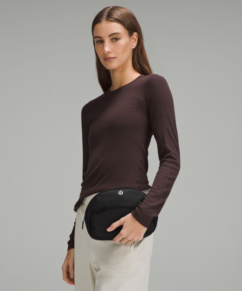 Lululemon Go Getter Pouch Black / Silver Online Outlet Sale