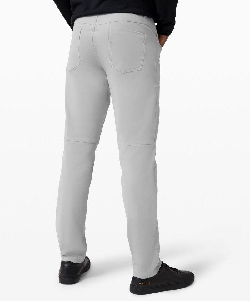 Lululemon ABC Classic-Fit 5 Pocket Pant 34"L *Warpstreme Silver Drop Online Outlet Sale