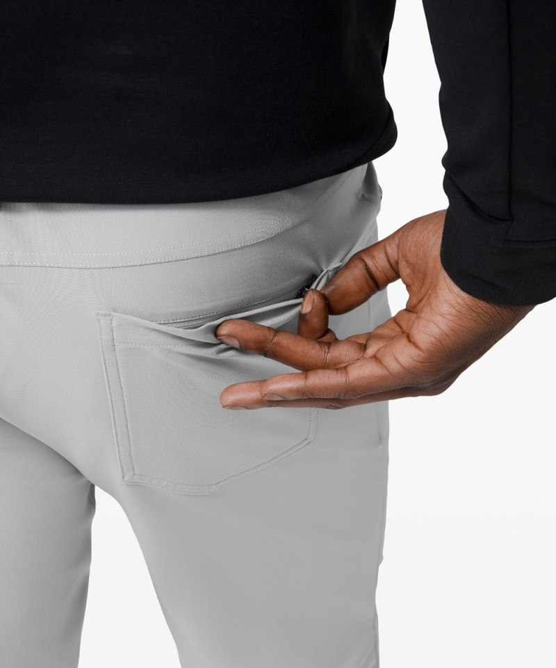 Lululemon ABC Classic-Fit 5 Pocket Pant 34"L *Warpstreme Silver Drop Online Outlet Sale