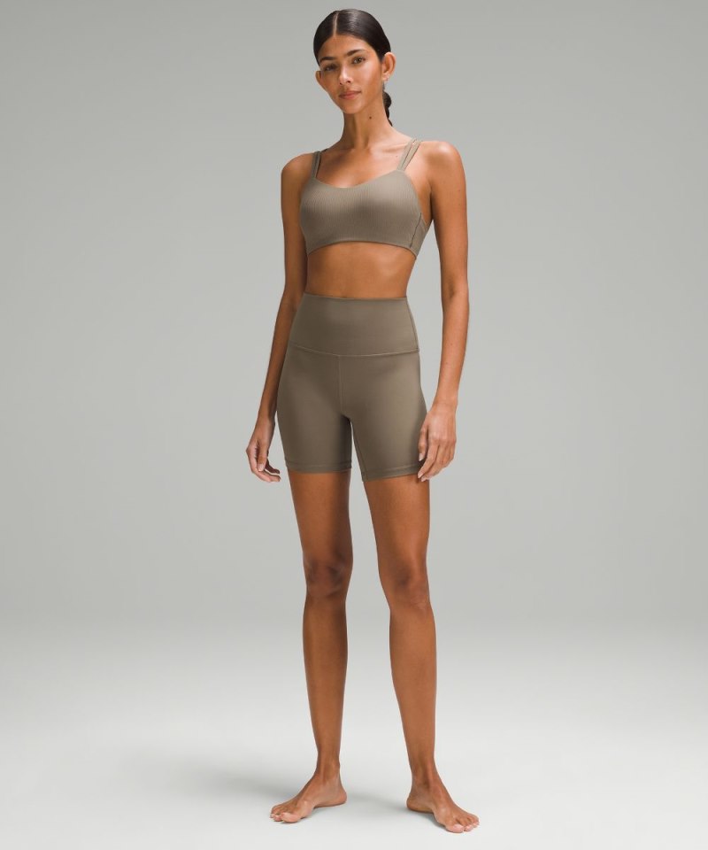 Lululemon Like a Cloud Ribbed Bra *Light Support, B / C Cup Nomad Online Outlet Sale