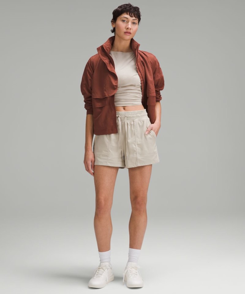 Lululemon Dance Studio High-Rise Short 3.5" Mojave Tan Online Outlet Sale