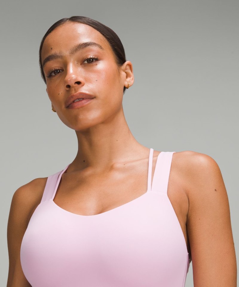 Lululemon Like a Cloud Longline Bra *Light Support, D / DD Cup Vitapink Online Outlet Sale