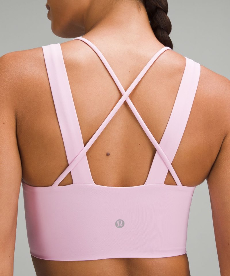 Lululemon Like a Cloud Longline Bra *Light Support, D / DD Cup Vitapink Online Outlet Sale