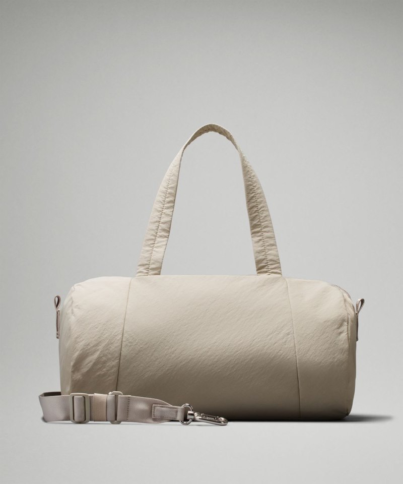 Lululemon On My Level Barrel Duffle Bag 16L Raw Linen Online Outlet Sale