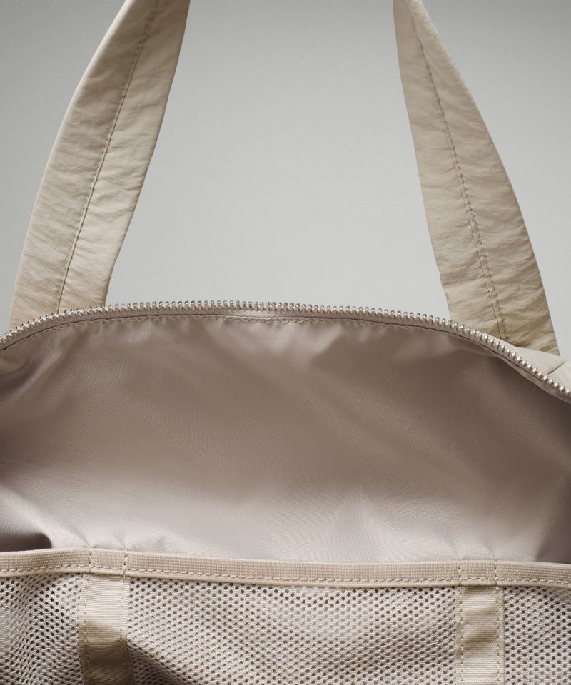 Lululemon On My Level Barrel Duffle Bag 16L Raw Linen Online Outlet Sale