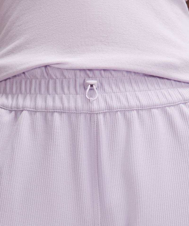 Lululemon Ribbed Softstreme Mid-Rise Pant 32" Lilac Ether Online Outlet Sale