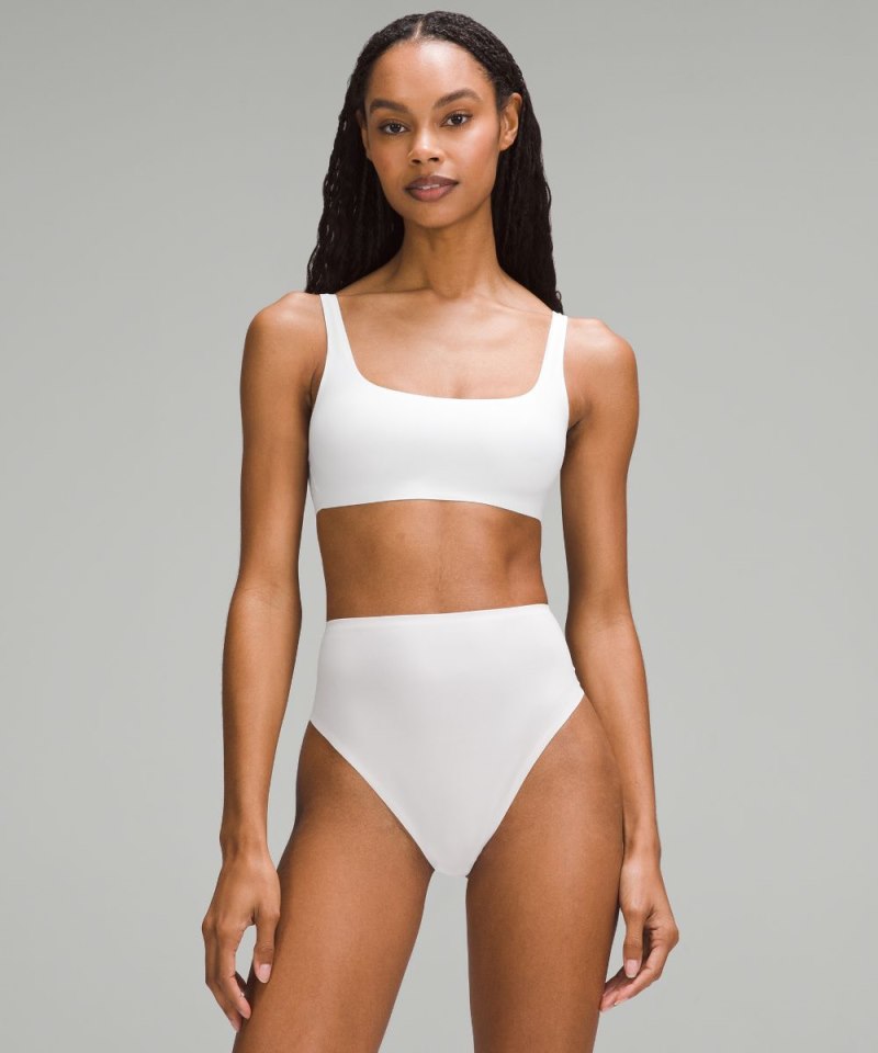 Lululemon Wundermost Ultra-Soft Nulu Scoop-Neck Bralette A–D Cups White Online Outlet Sale