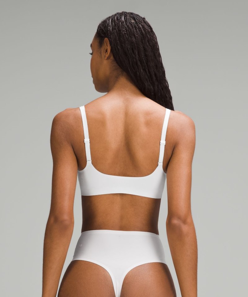 Lululemon Wundermost Ultra-Soft Nulu Scoop-Neck Bralette A–D Cups White Online Outlet Sale