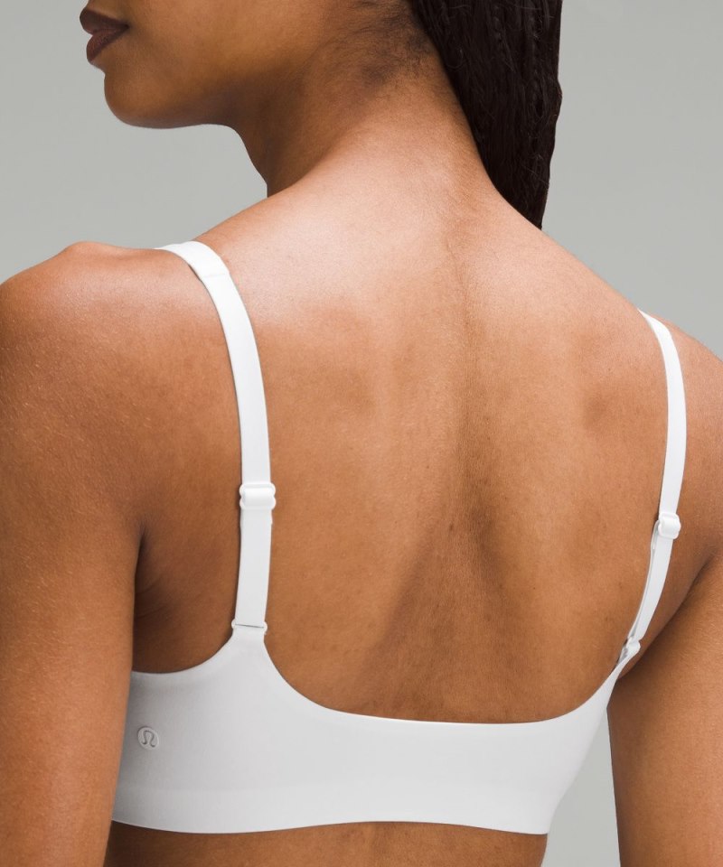 Lululemon Wundermost Ultra-Soft Nulu Scoop-Neck Bralette A–D Cups White Online Outlet Sale