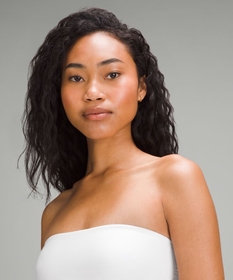 Lululemon Wundermost Ultra-Soft Nulu Tube Top White Online Outlet Sale