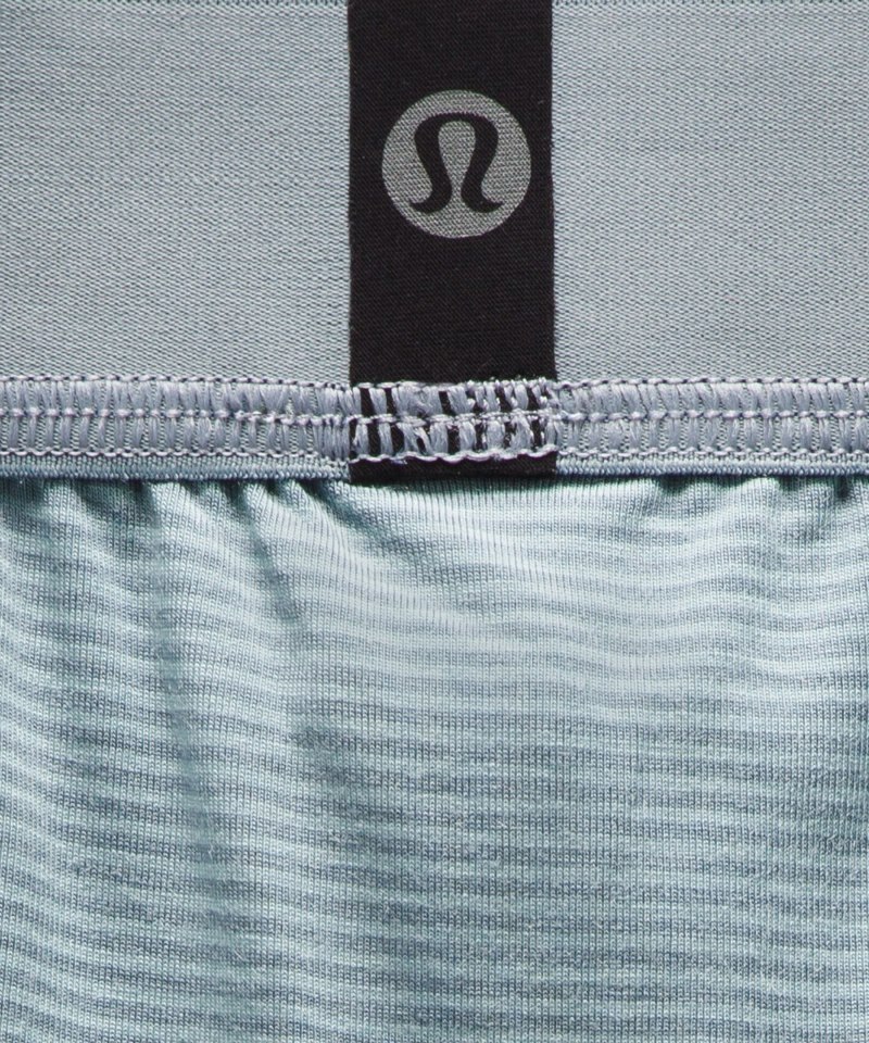 Lululemon Always In Motion Boxer 5" Jumie Stripe Cloud Blue Belgian Blue Online Outlet Sale