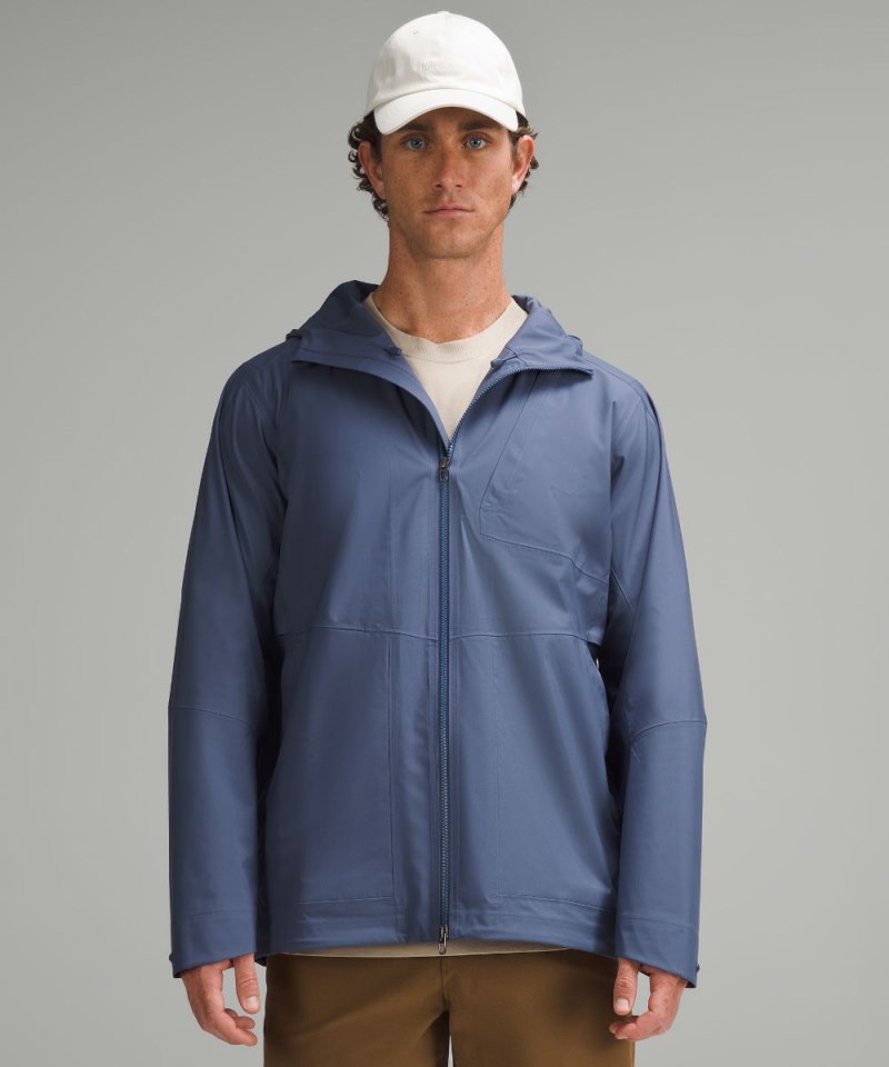 Lululemon Waterproof Full-Zip Rain Jacket Shade Online Outlet Sale