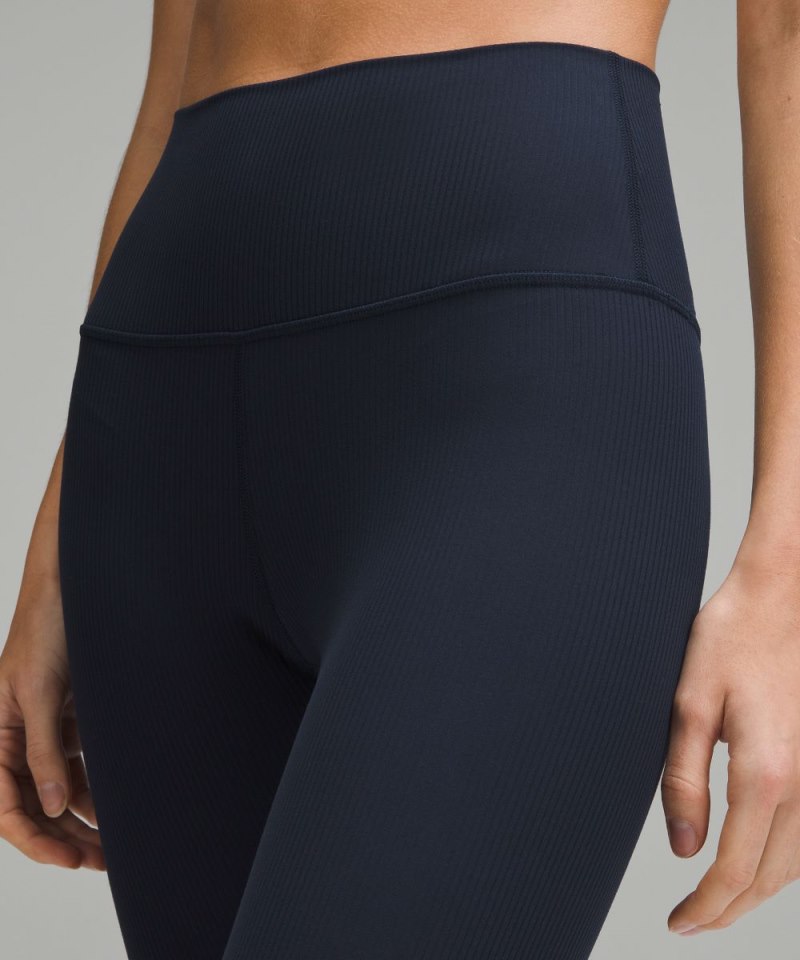 Lululemon lululemon Align™ High-Rise Ribbed Pant 25" True Navy Online Outlet Sale