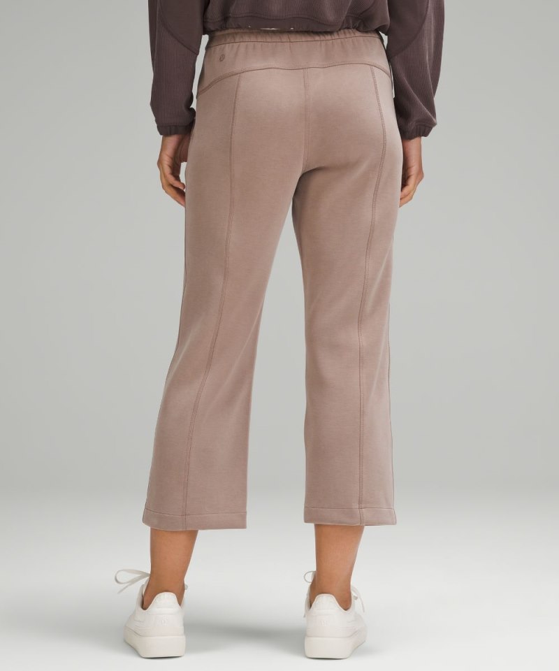 Lululemon Softstreme High-Rise Straight-Leg Cropped Pant Taupetastic Online Outlet Sale