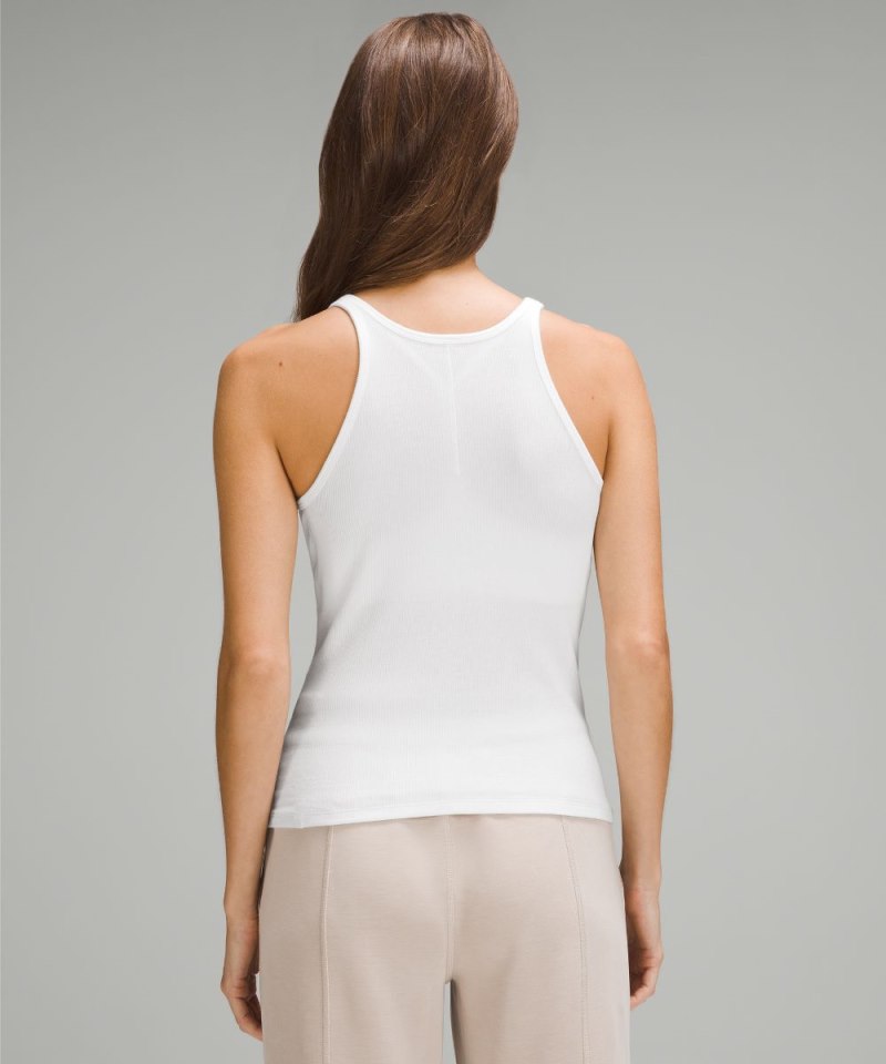 Lululemon Hold Tight Thin Strap Racerback Tank Top White Online Outlet Sale