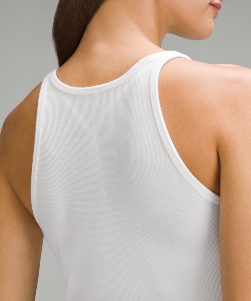 Lululemon Hold Tight Thin Strap Racerback Tank Top White Online Outlet Sale
