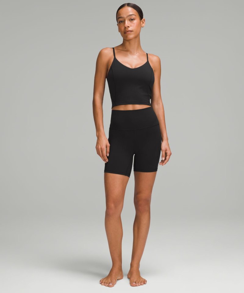 Lululemon lululemon Align™ Cropped Cami Tank Top *C / D Cup Black Online Outlet Sale