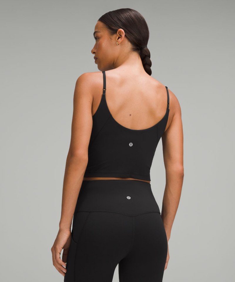 Lululemon lululemon Align™ Cropped Cami Tank Top *C / D Cup Black Online Outlet Sale