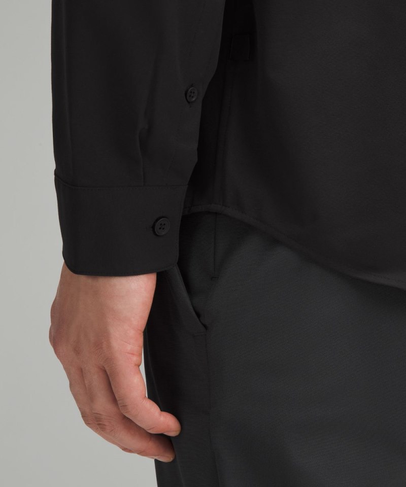 Lululemon New Venture Classic-Fit Long-Sleeve Shirt Black Online Outlet Sale
