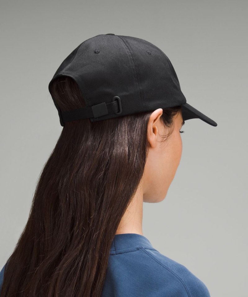 Lululemon Classic Unisex Ball Cap *Wordmark Black / White Online Outlet Sale