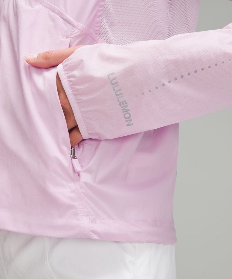 Lululemon Classic-Fit Ventilated Running Jacket Vitapink Online Outlet Sale