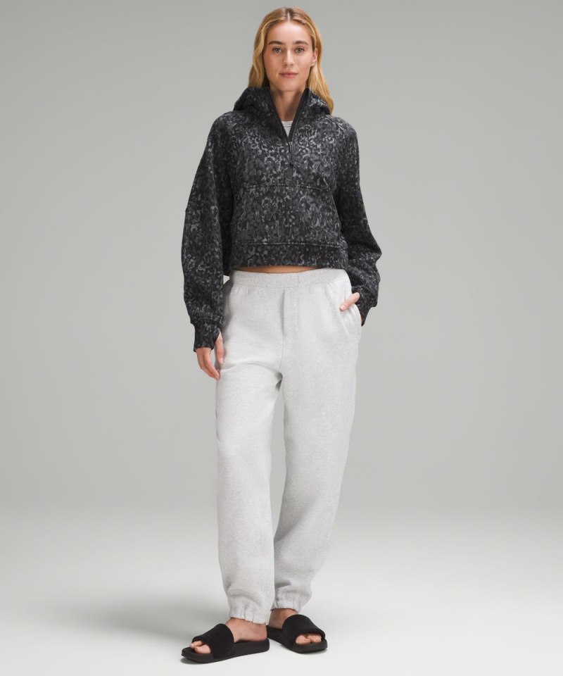 Lululemon Scuba Oversized Half-Zip Hoodie Lined Leopard Wp Anchor Multi Online Outlet Sale