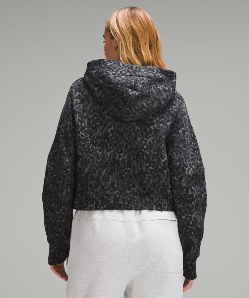 Lululemon Scuba Oversized Half-Zip Hoodie Lined Leopard Wp Anchor Multi Online Outlet Sale