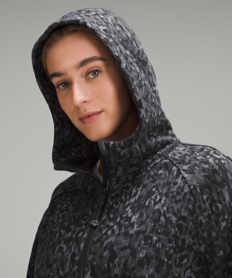 Lululemon Scuba Oversized Half-Zip Hoodie Lined Leopard Wp Anchor Multi Online Outlet Sale