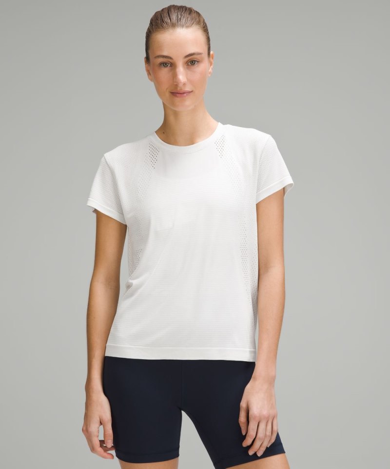 Lululemon Train to Be Short-Sleeve Shirt Light Vapor / Light Vapor Online Outlet Sale