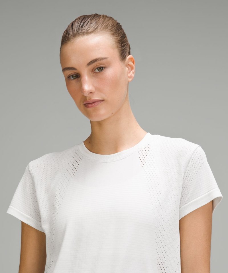 Lululemon Train to Be Short-Sleeve Shirt Light Vapor / Light Vapor Online Outlet Sale