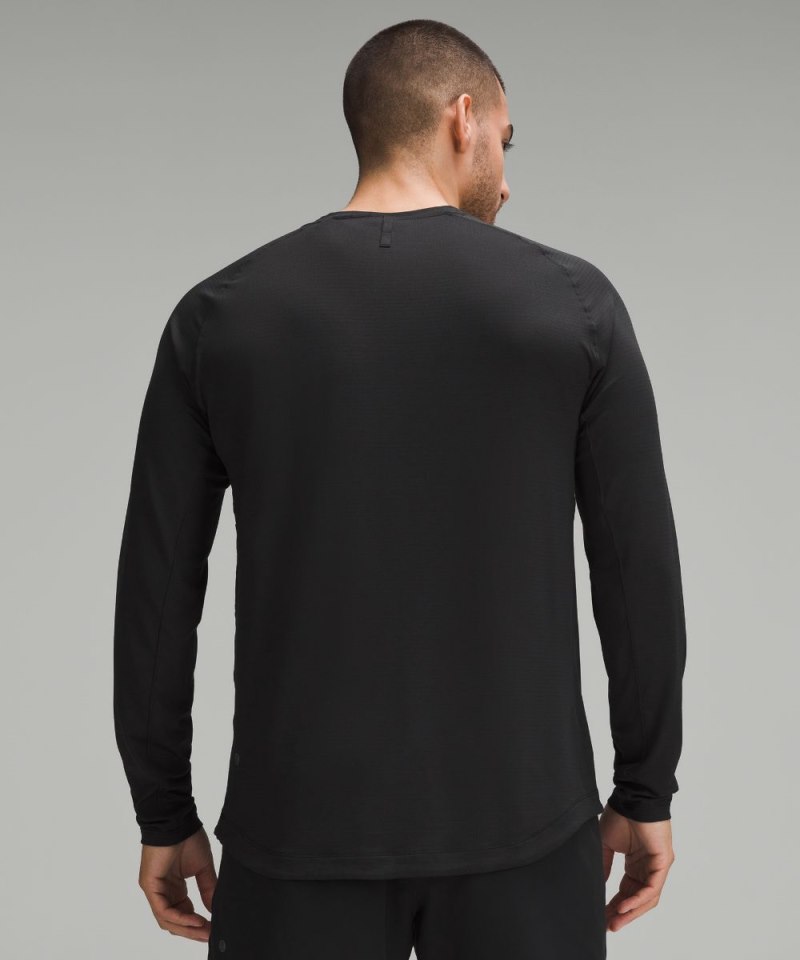 Lululemon License to Train Long-Sleeve Shirt Black Online Outlet Sale