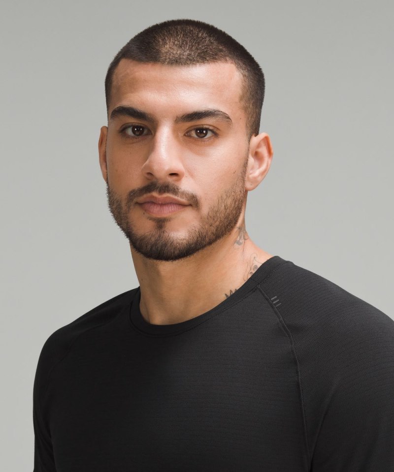 Lululemon License to Train Long-Sleeve Shirt Black Online Outlet Sale