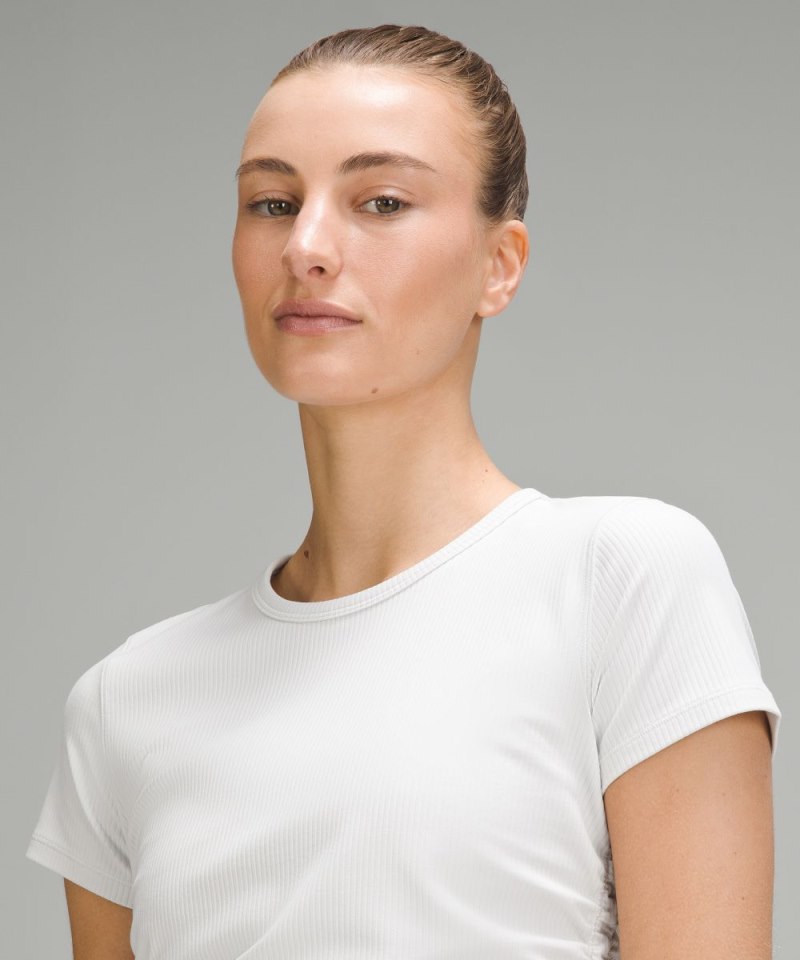 Lululemon All It Takes Ribbed Nulu T-Shirt Light Vapor Online Outlet Sale