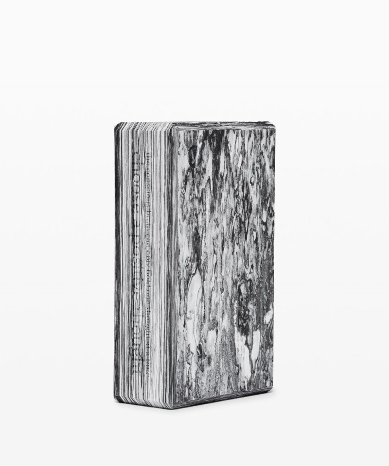 Lululemon Lift and Lengthen Yoga Block Black / White Online Outlet Sale