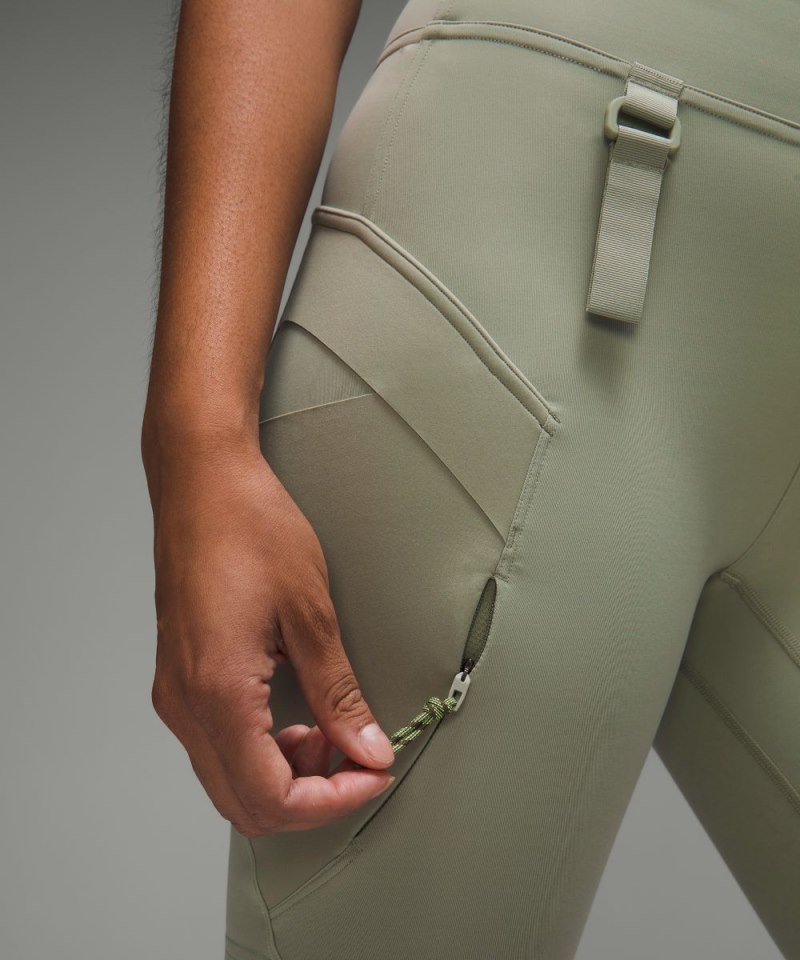 Lululemon Cargo Super-High-Rise Hiking Short 8" Laurel Green (not available) Online Outlet Sale