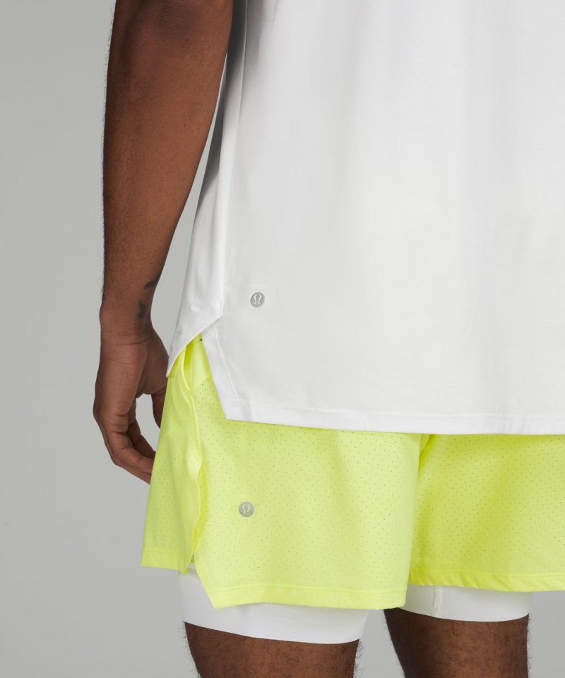 Lululemon Ventilated Tennis Short-Sleeve Shirt White Online Outlet Sale