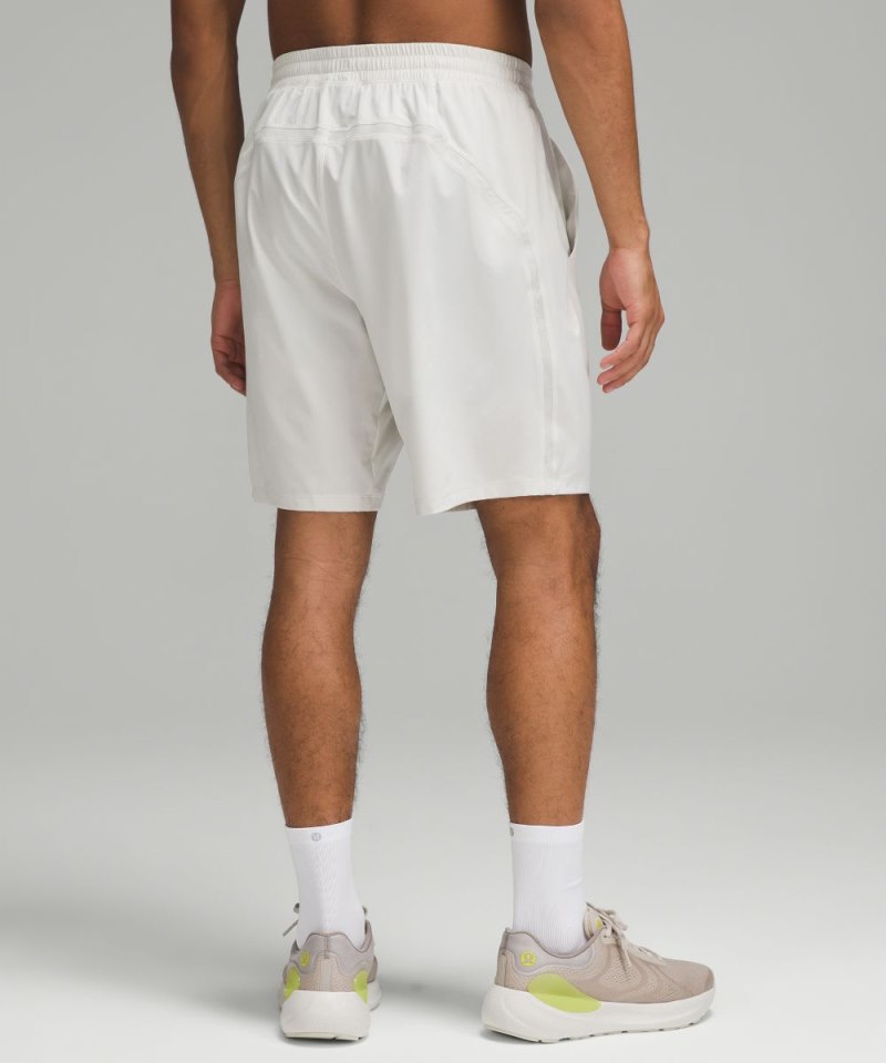 Lululemon Pace Breaker Linerless Short 9" Bone Online Outlet Sale