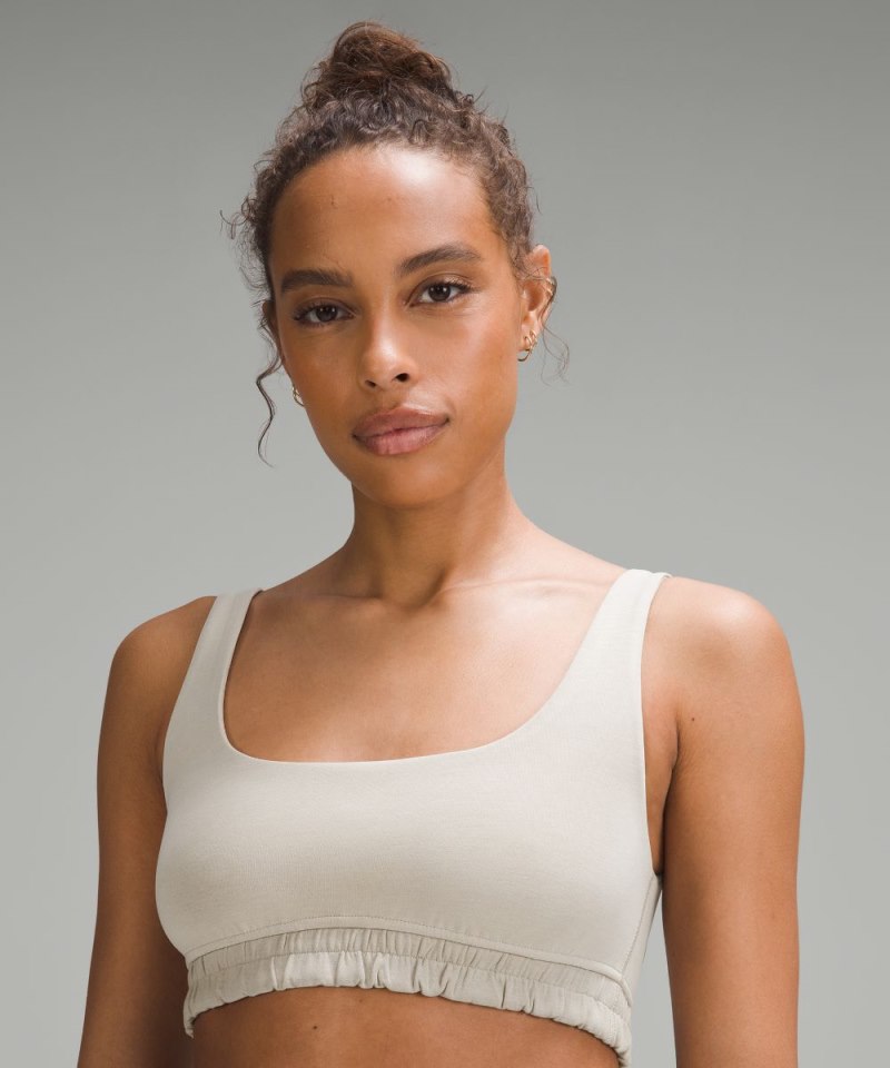 Lululemon Softstreme Scoop-Neck Bra *B / C Cup Mojave Tan Online Outlet Sale