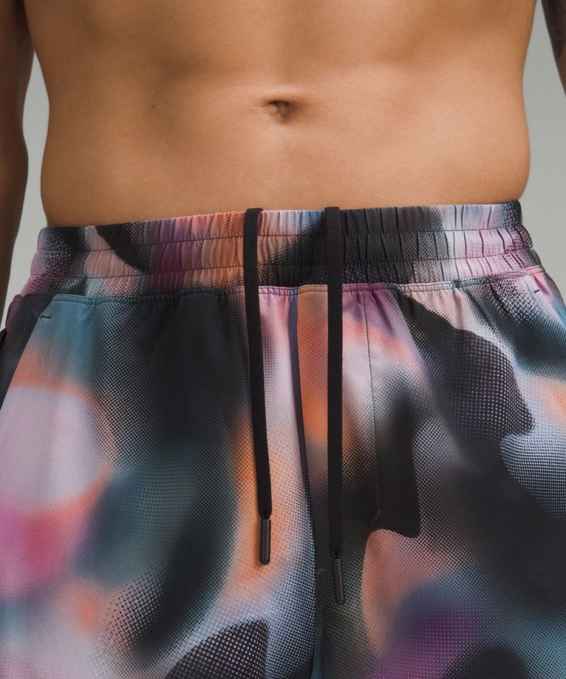 Lululemon Pace Breaker Linerless Short 5" Digital Murmuration Teal Multi Online Outlet Sale