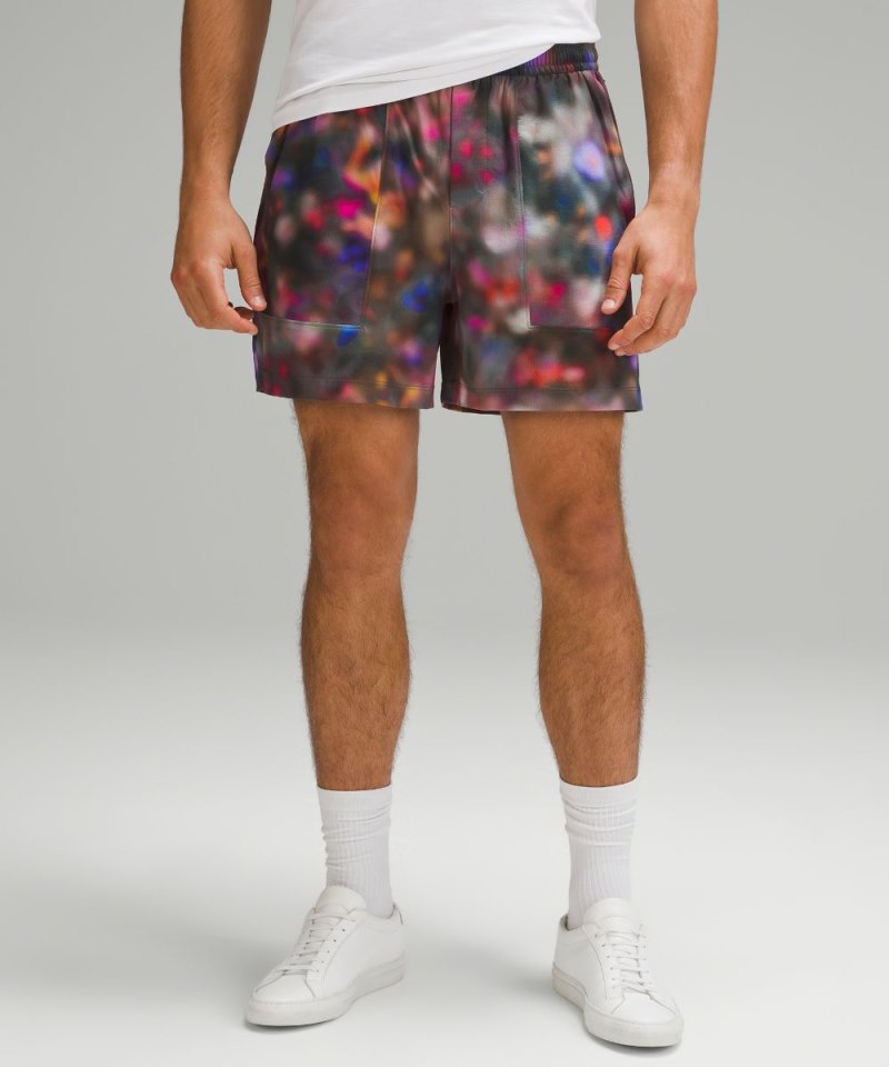 Lululemon Bowline Short 5" *Stretch Ripstop Digital Bloom Blur Multi Online Outlet Sale