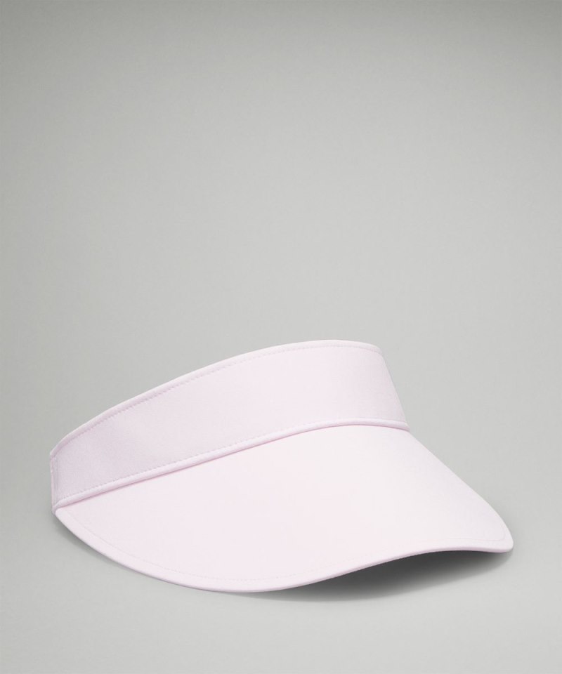 Lululemon Women's Fast Paced Wide Band Running Visor Meadowsweet Pink Online Outlet Sale