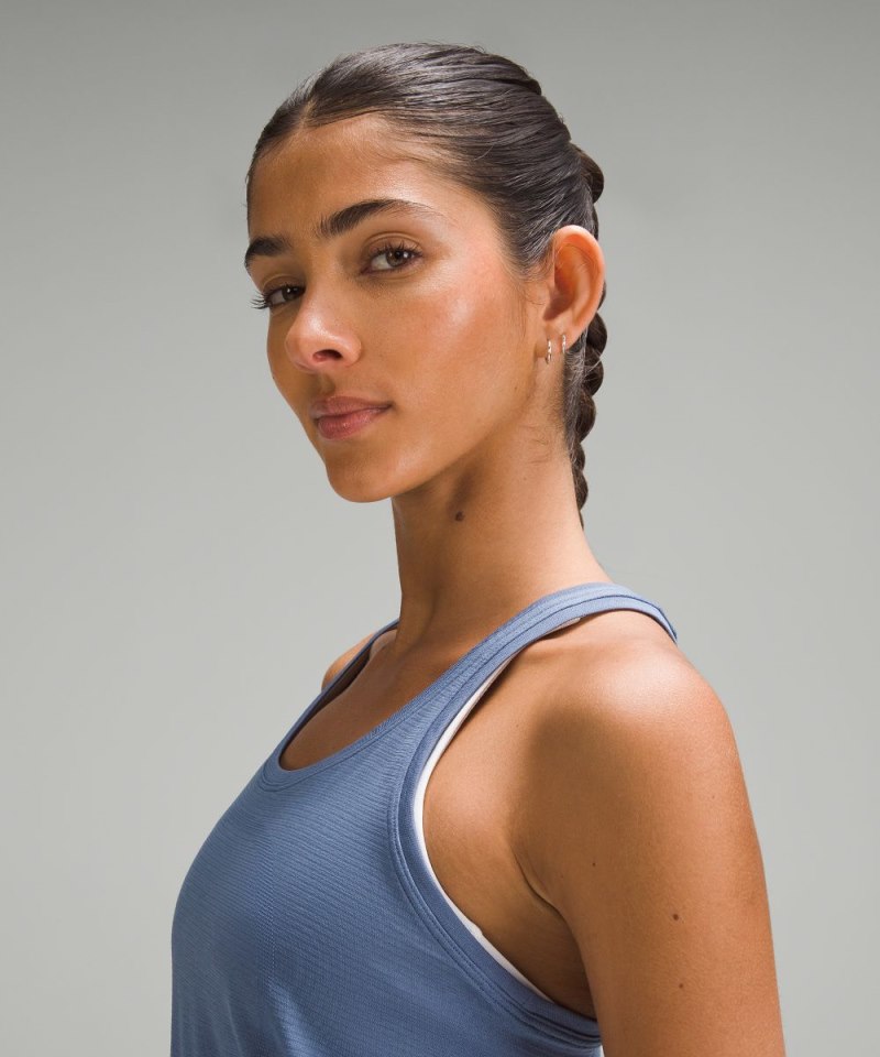 Lululemon Swiftly Tech Racerback Tank Top 2.0 *Race Length Oasis Blue / Oasis Blue Online Outlet Sale
