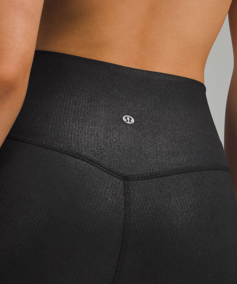 Lululemon lululemon Align™ Ribbed High-Rise Pant 28" *Shine Black Online Outlet Sale