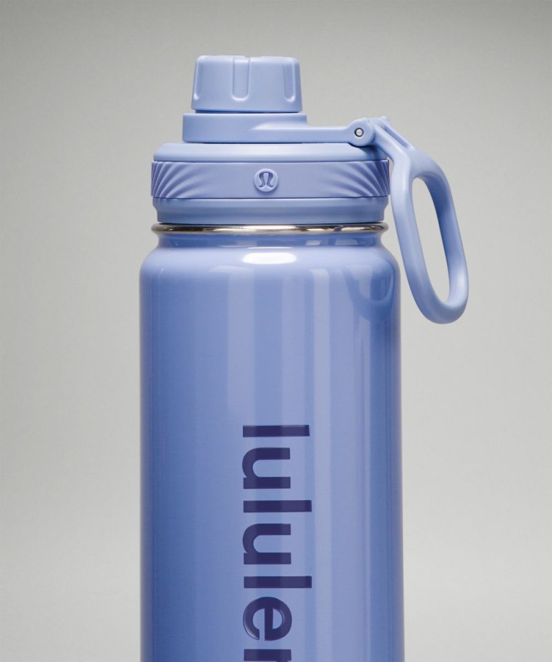 Lululemon Back to Life Sport Bottle 24oz *Shine Blue Linen Online Outlet Sale