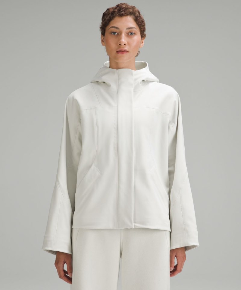 Lululemon RepelShell Cinch-Back Rain Jacket Bone Online Outlet Sale