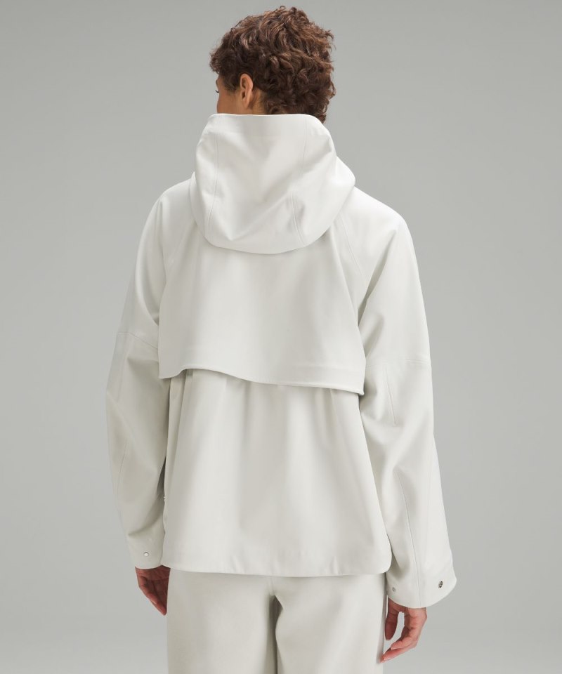 Lululemon RepelShell Cinch-Back Rain Jacket Bone Online Outlet Sale